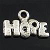 Zinc Alloy Message Pendants, Letter, plated Approx 1mm, Approx 