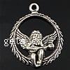 Character Shaped Zinc Alloy Pendants, plated Approx 2mm, Approx 