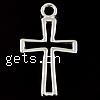 Sterling Silver Cross Pendants, 925 Sterling Silver, plated Approx 2mm 