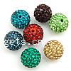 Rhinestone Clay Pave Beads, with A grade rhinestone Approx 2mm 