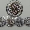 Fancy Printing Shell Beads, Freshwater Shell, Coin Approx 1mm Approx 15 Inch 