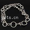 Stainless Steel Chain Bracelets, 316 Stainless Steel, original color, 6mm Approx 8 Inch 