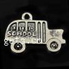 Vehicle Shaped Zinc Alloy Pendants, Bus, plated cadmium free Approx 