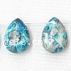 Rain Flower Stone Beads, Teardrop, synthetic Approx 1.2mm Approx 16 Inch 