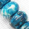 Rain Flower Stone Beads, Rondelle, synthetic Approx 16 Inch 
