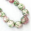 Rain Flower Stone Beads, Round, synthetic, graduated beads, 6-15mm Approx 1.2mm Inch 