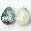Rain Flower Stone Beads, Teardrop, synthetic Approx 1.2mm Inch, Approx 