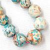 Rain Flower Stone Beads, Round, synthetic, graduated beads, 6-15mm Approx 1.2mm Inch 