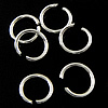 Sterling Silber offen Sprung Ring, 925 Sterling Silber, Kreisring, plattiert, keine, 5x5x0.6mm, verkauft von PC