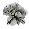 Fleurs de décoration de mode, Mousseline de soie, disposé en couche, plus de couleurs à choisir Vendu par PC