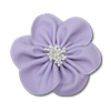 Fashion Costume Decoration, with ABS Plastic, Flower, imitation pearl 10cm 