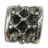 Zinc Alloy Beads Setting, Tube, plated nickel, lead & cadmium free Approx 6mm, Approx 
