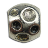 Zinc Alloy Beads Setting, Drum, plated nickel, lead & cadmium free Approx 6mm, Approx 