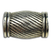 Zinc Alloy European Beads, Tube, plated, without troll nickel, lead & cadmium free Approx 7mm, Approx 