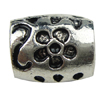 Zinc Alloy European Beads, Drum, plated, without troll Approx 4mm, Approx 
