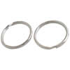 anillo partido clave de hierro , fundición, Donut, chapado en color de platina, 35mm, 1000PCs/Bolsa, Vendido por Bolsa