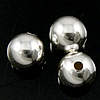 Nahtlose Sterling Silber Perlen, 925 Sterling Silber, rund, plattiert, keine, 4mm, Bohrung:ca. 0.8mm, verkauft von PC