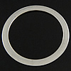 Stainless Steel Linking Ring, Donut, Customized, original color Approx 24.5mm 