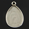 Stainless Steel Pendant Setting, Teardrop, original color Approx 2mm, Inner Approx 