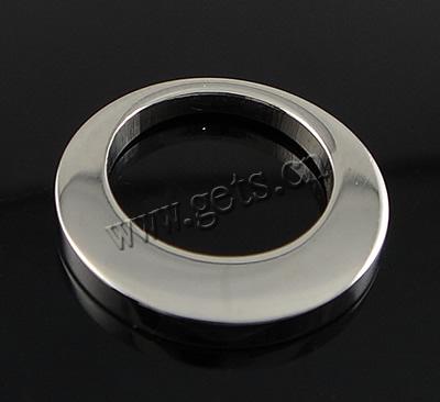 Stainless Steel Linking Ring, Donut, Customized, original color, 15x15x2mm, 10mm, Sold By PC