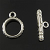 Stainless Steel Toggle Clasp, Donut, original color  
