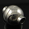 Runder Edelstahl Magnetverschluss, Laterne, Kundenindividuell, originale Farbe, 10x8mm, Bohrung:ca. 2mm, verkauft von PC