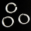Стерлингового серебра кольцо открытых прыжок, Серебро 925 пробы, Кольцевая форма, Другое покрытие, Много цветов для выбора продается PC