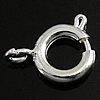 Brass Spring Ring Clasp, Donut, plated Approx 2mm 