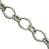Iron Oval Chain, plated nickel free 