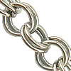 Iron Double Link Chain, plated nickel free 