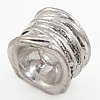 Zinc Alloy Large Hole Beads, Tube nickel, lead & cadmium free Approx 3mm 