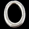 Zinc Alloy Linking Ring, Oval, plated, smooth nickel, lead & cadmium free Approx 
