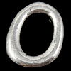 Zinc Alloy Linking Ring, Oval, plated, smooth nickel, lead & cadmium free Approx 