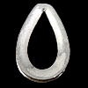 Zinc Alloy Teardrop Pendants, plated nickel, lead & cadmium free Approx 