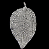 Zinc Alloy Leaf Pendants, plated nickel, lead & cadmium free Approx 2mm 