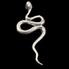 Colgantes Animales de Aleación de Zinc, Serpiente, chapado, libre de níquel, plomo & cadmio, 56x25x4mm, Vendido por UD