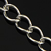 Stainless Steel Oval Chain, 304 Stainless Steel, plated, twist oval chain Approx 