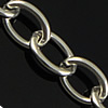 Stainless Steel Oval Chain, 304 Stainless Steel, original color 