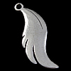 Wing Shaped Zinc Alloy Pendants, plated nickel, lead & cadmium free Approx 3mm 