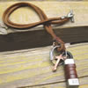 牛革亜鉛合金のネックレス, 牛皮革, とともに 亜鉛合金, 450mm, 長さ:約 24.8 インチ, 売り手 ストランド