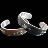 Cowhide Bracelets, Zinc Alloy, with Cowhide, mixed, 21cm Approx 8.2 Inch 