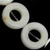 Natural Freshwater Shell Beads, Donut 13mm Approx 15 Inch  