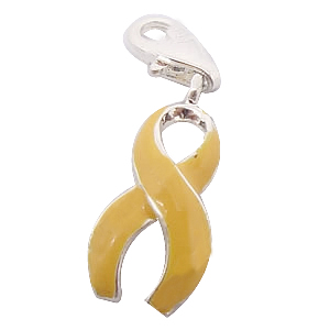 Awareness Ribbon Pendant, Zinc Alloy, brass lobster clasp, plated, more colors for choice, 10x20mm, Sold By PC