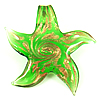 Lampwork Pendants, Starfish, handmade, gold sand Approx 10mm 