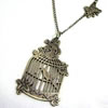 Zink Legierung Halskette, Zinklegierung, Käfig, 5.5cm, Länge:ca. 29 ZollInch, verkauft von Strang