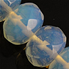Sea Opal Jewelry Beads, Rondelle, faceted, more sizes for choice, Sold per 15-Inch Strand