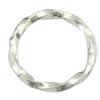 Sterling Silber Linking Ring, 925 Sterling Silber, Kreisring, plattiert, Twist, keine, 10x1mm, verkauft von PC