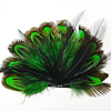 plume de poulet accessoires de costume, avec Tissus non tissés, vert, approx Vendu par PC