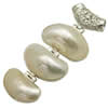 Brass Shell Pendants, with Shell, platinum color plated Approx 7mm 