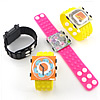 Fashion Children Watch, Plastic, with Organic Glass & Silicone, for children & mixed .5 Inch 